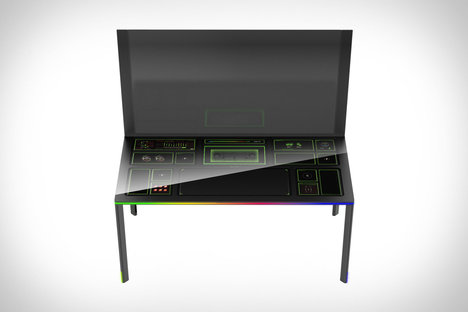 Razer Project Sophia Concept Gaming Desk Razer Project Sophia Concept Gaming Desk