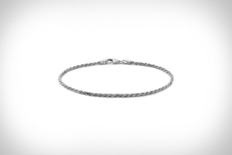 Miansai Sterling Silver Rope Chain Bracelet