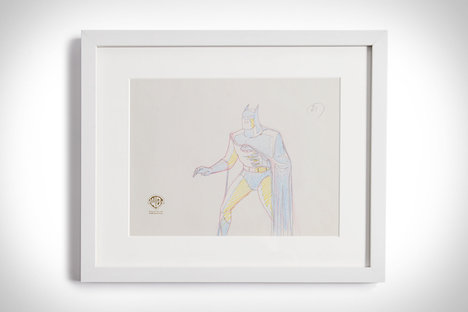 Batman Partially Colored Original Production Art Batman Partially Colored Original Production Art