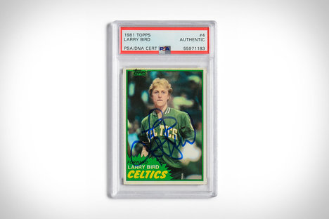 1981 Topps Larry Bird Autographed Basketball Card 1981 Topps Larry Bird Autographed Basketball Card