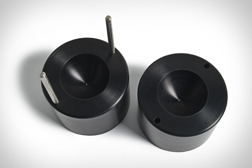 Aerospace Aluminum Ice Ball Maker Uncrate