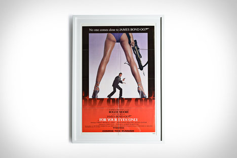 For Your Eyes Only Framed Vintage Movie Poster For Your Eyes Only Framed Vintage Movie Poster