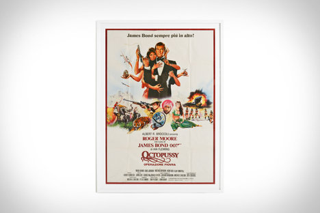 Octopussy Framed Vintage Movie Poster Octopussy Framed Vintage Movie Poster
