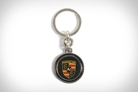 Mr. Cupps x Uncrate Small Black Porsche Keychain Mr. Cupps x Uncrate Small Black Porsche Keychain