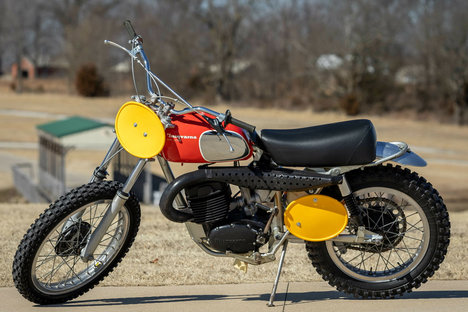 Steve McQueen's 1971 Husqvarna 400 Cross Motorcycle Steve McQueen's 1971 Husqvarna 400 Cross Motorcycle