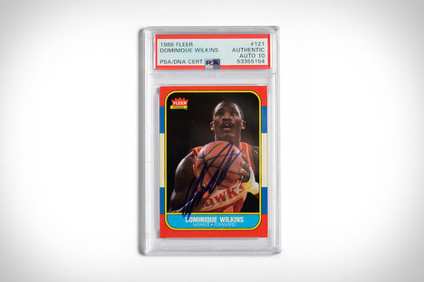 1986 Fleer Dominique Wilkins Autographed Rookie Card 1986 Fleer Dominique Wilkins Autographed Rookie Card