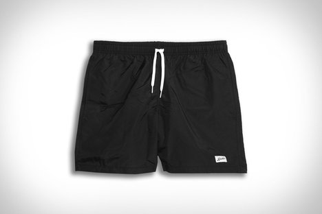 Bather Solid Black Swim Trunks Bather Solid Black Swim Trunks