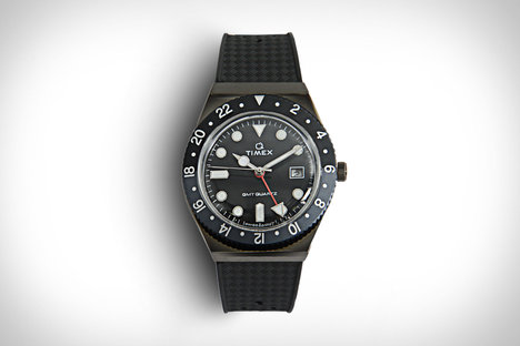 Timex Q GMT Blackout Watch Timex Q GMT Blackout Watch