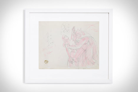 Batman & Selina Kyle Original Production Art Batman & Selina Kyle Original Production Art