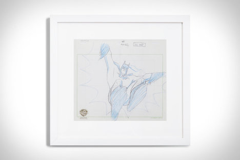 Batman Kicking Original Production Art Batman Kicking Original Production Art