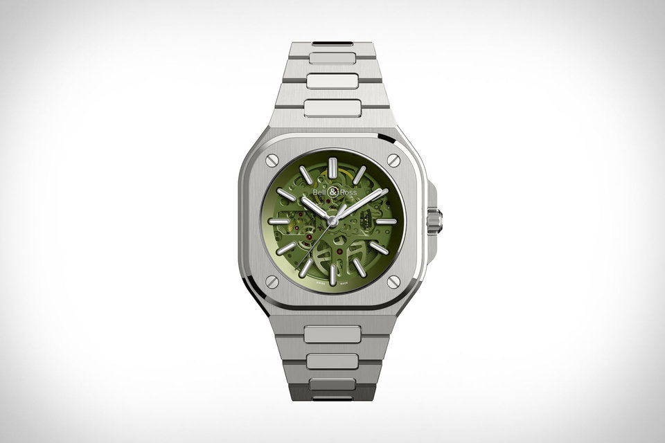 Bell Ross BR 05 Skeleton Green Watch Uncrate