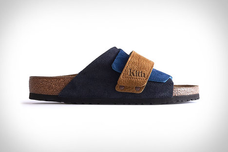 Birkenstock x Kith Kyoto Suede Slides