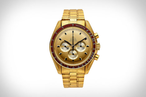 Michael Collins' Gold Omega Speedmaster Watch Michael Collins' Gold Omega Speedmaster Watch