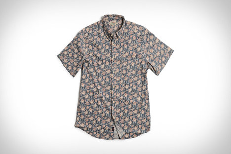Faherty Faded Floral Breeze Shirt Faherty Faded Floral Breeze Shirt