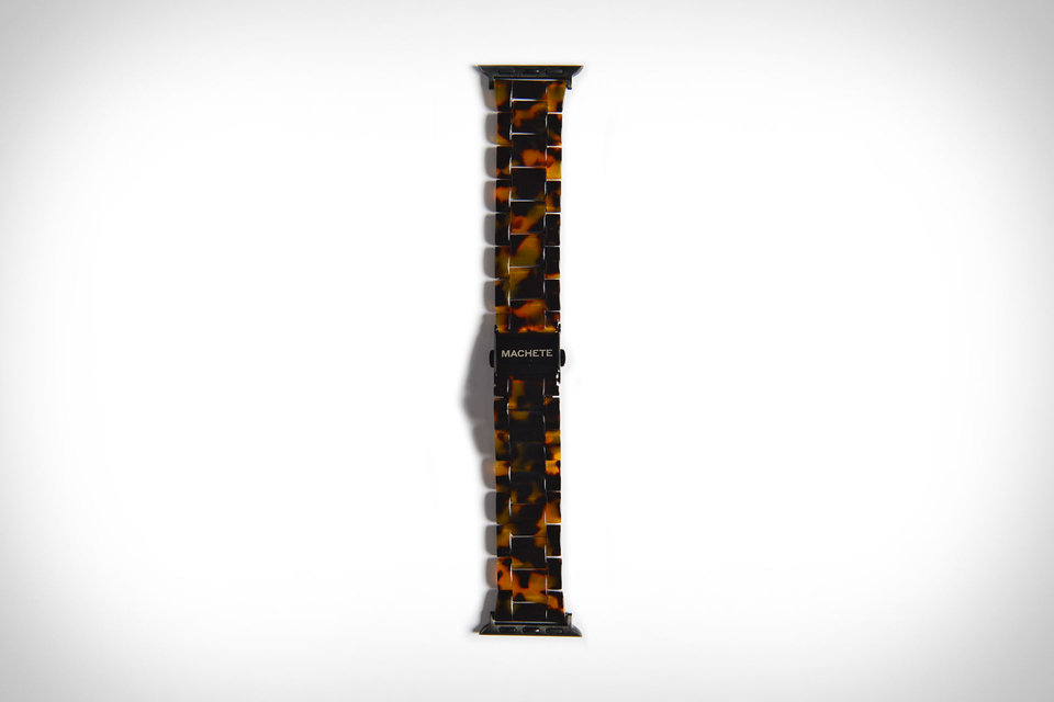 Machete Tortoise Apple Watch Band | Uncrate