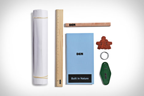 Den Outdoors A-Frame Plans de cabine superposés