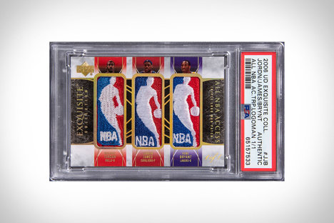 Exquisite Jordan / Lebron / Kobe Triple Logoman Card Exquisite Jordan / Lebron / Kobe Triple Logoman Card