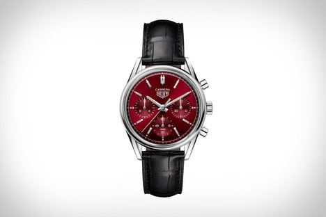 Tag Heuer Carrera Red Dial LE Watch Tag Heuer Carrera Red Dial LE Watch