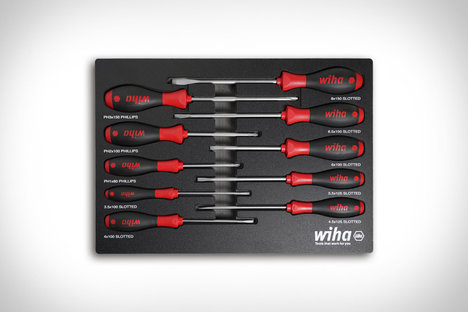Wiha Soft Grip Screwdriver Tray Set Wiha Soft Grip Screwdriver Tray Set