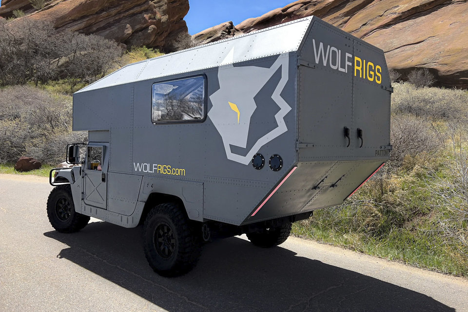 Wolf Rigs Patton Hummer Camper Uncrate