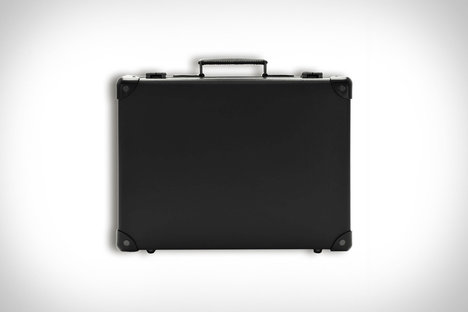Globe-Trotter Black on Black Slim Attache Globe-Trotter Black on Black Slim Attache