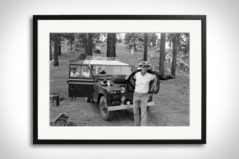 Steve McQueen Camping Framed Print Steve McQueen Camping Framed Print