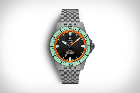 Zodiac Super Sea Wolf Titanium Limited Edition Watch Zodiac Super Sea Wolf Titanium Limited Edition Watch