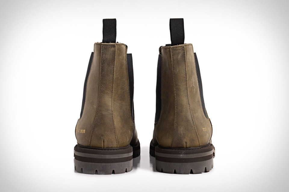 Common Projects Medium Brown Chelsea Boots | Uncrate