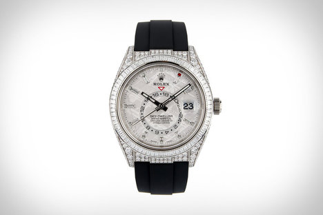 Drake's Diamond Rolex Sky-Dweller Watch Drake's Diamond Rolex Sky-Dweller Watch