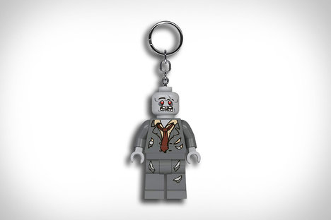LEGO Zombie Flashlight Keychain