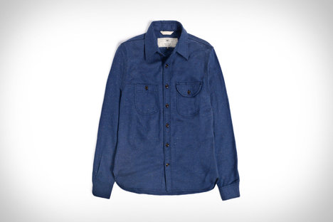 Rogue Territory Navy Nep Work Shirt