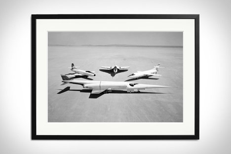 道格拉斯飞机 1954 年裱框印花