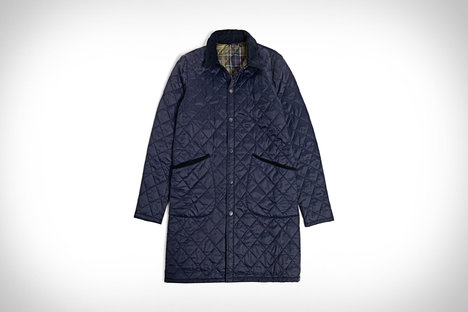 Veste matelassée longue Liddesdale Barbour