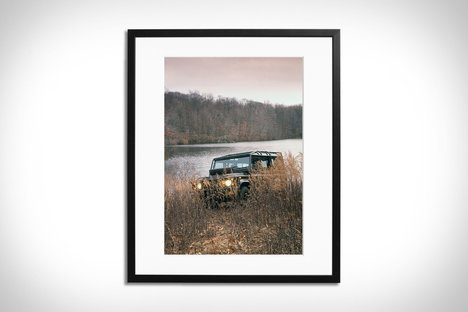 Lámina enmarcada Freno de tiro Land Rover Defender