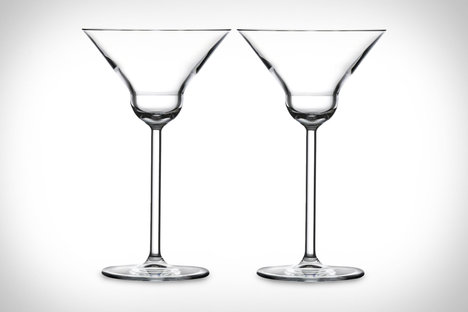Ensemble de verres à Martini arrondis Vintage Nude