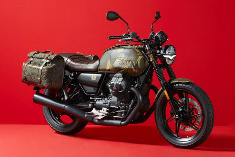 Palace x Gucci Moto Guzzi V7 Motorcycle Palace x Gucci Moto Guzzi V7 Motorcycle