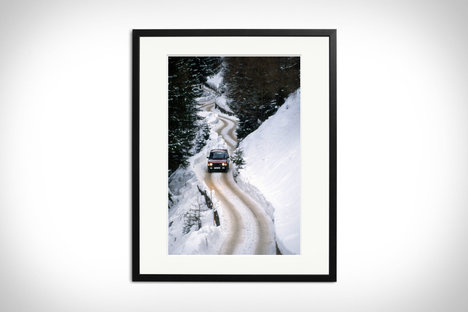 阿尔卑斯带框印花的揽胜经典款