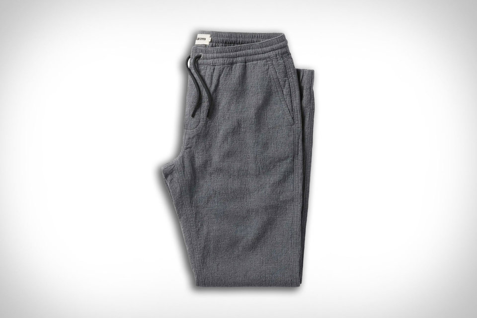 Taylor Stitch Grey Double Cloth Apres Pant | Uncrate