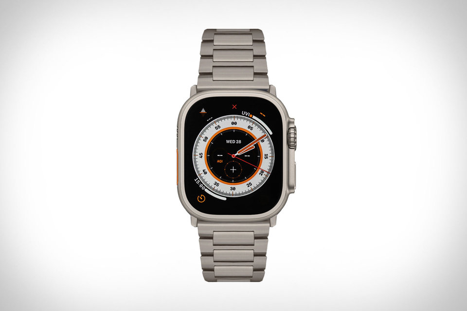 Sandmarc Titanium Apple Watch Ultra Band | Uncrate