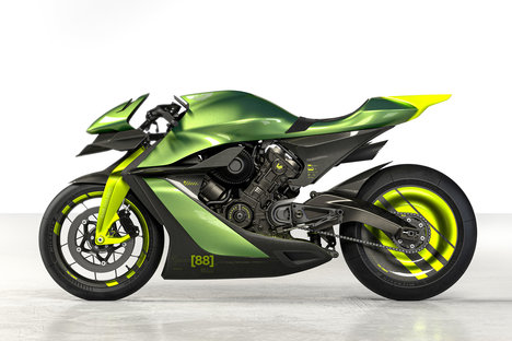 Brough Superior x Aston Martin AMB 001 Pro Motorrad