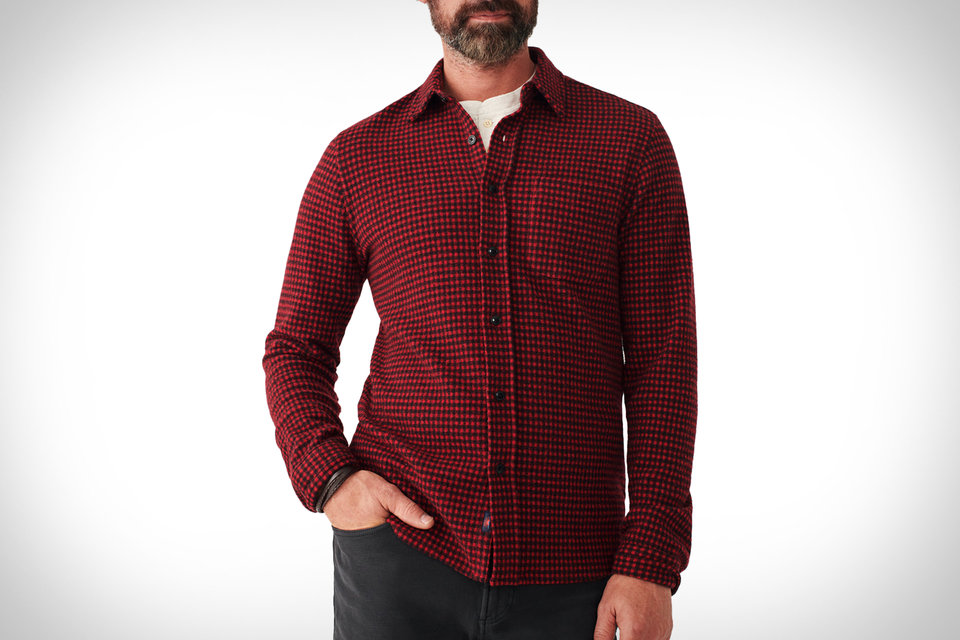 Faherty Gingham Legend Sweater Shirt Uncrate