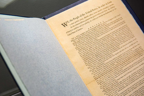 First Printing of the United States Constitution First Printing of the United States Constitution