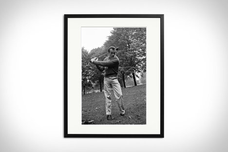 Sean Connery Plays Golf Framed Print