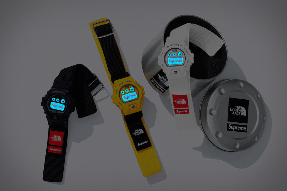 Supreme x The North Face G-Shock DW-6900 腕時計 | Uncrate