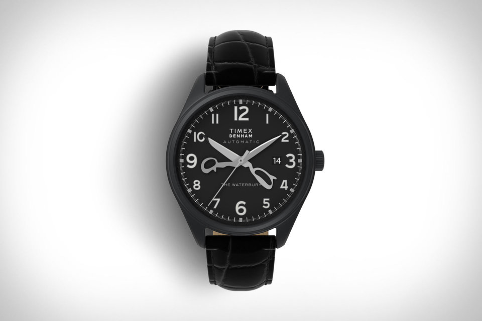 Timex x DENHAM Waterbury Automatic Watch | Uncrate