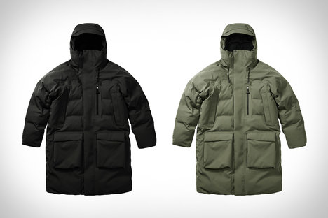 Doudoune longue imperméable Vollebak