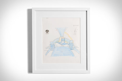 Batman Flying The Batwing Original Production Art