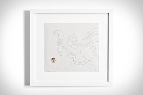 Batman Throwing Batarang Original Production Art