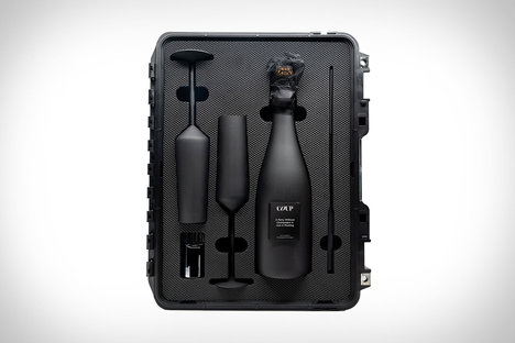 Estuche Coup Champagne Holiday para sables y flautas de metal