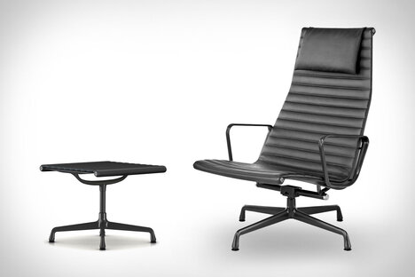 Eames Aluminum Group Lounge Chair & Ottoman Eames Aluminum Group Lounge Chair & Ottoman